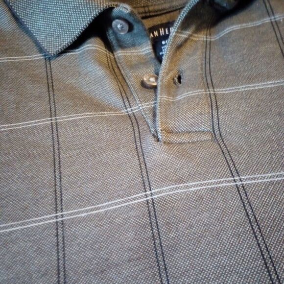 Van Heusen checkered polo style shirt - Picture 5 of 8